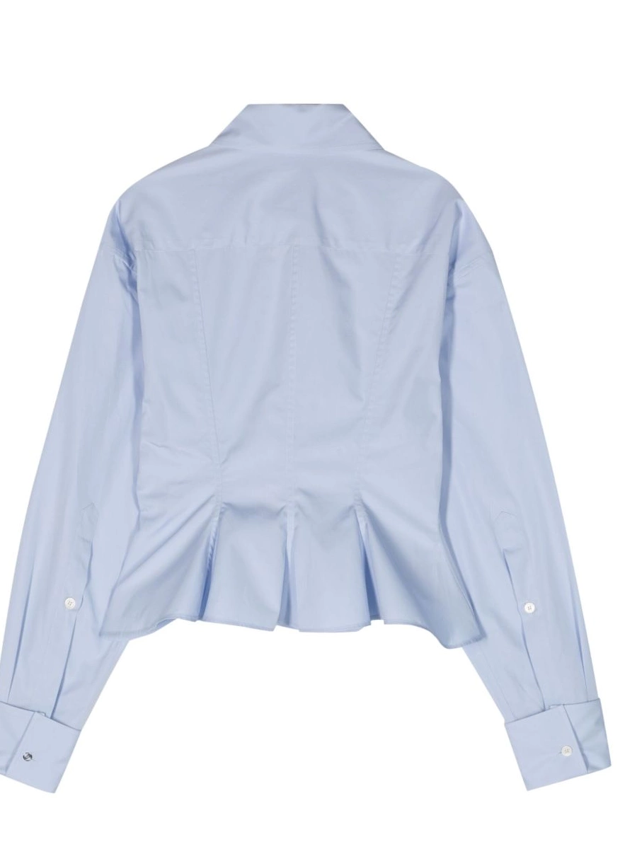 Cheap McCartney Stella cotton shirt Women panelled-bodice 0731